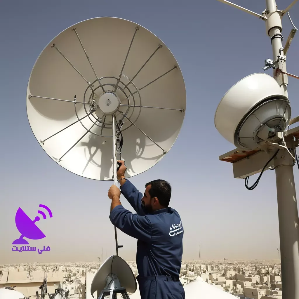 تركيب طبق ستلايت وضبط الإشارة في الكويت